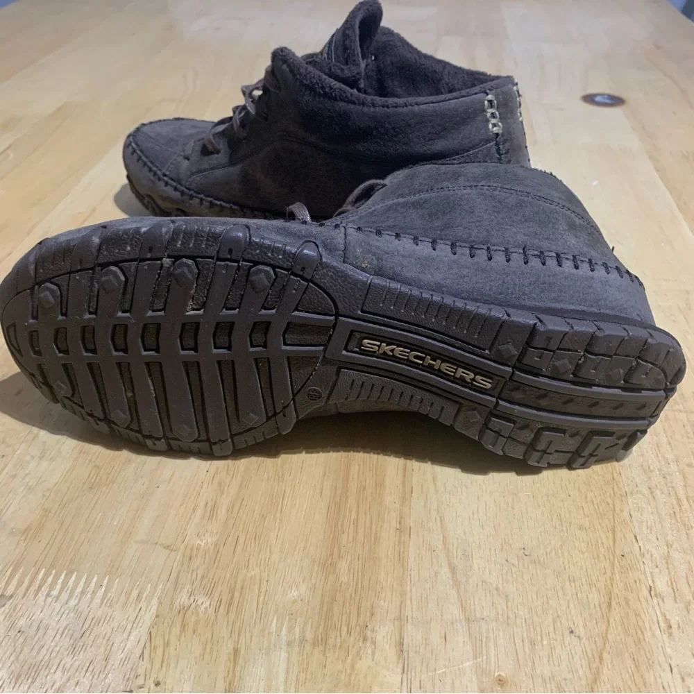 Skechers Relaxed Fit 49013 Chukka Boot Totem‎ Suede Women's Size 10 Brown